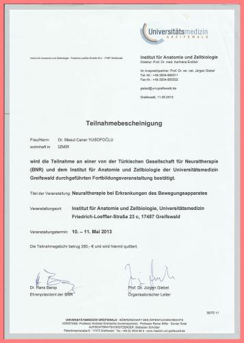 Universitatsmedizin Grefswald Instiut fr Anatomie und Zellbiologie Katlm Belgesi  